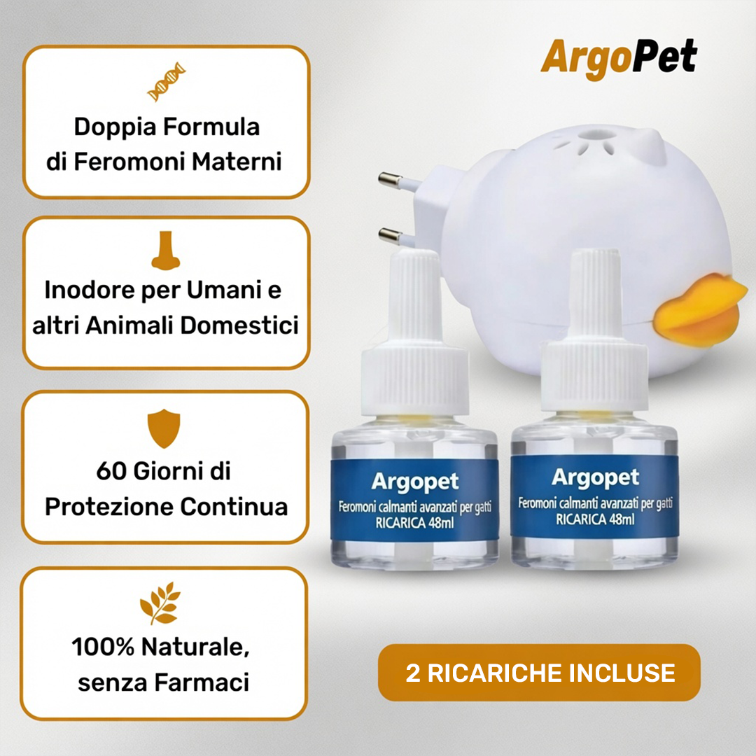 Argopet - Kit diffusore calmante per gatti